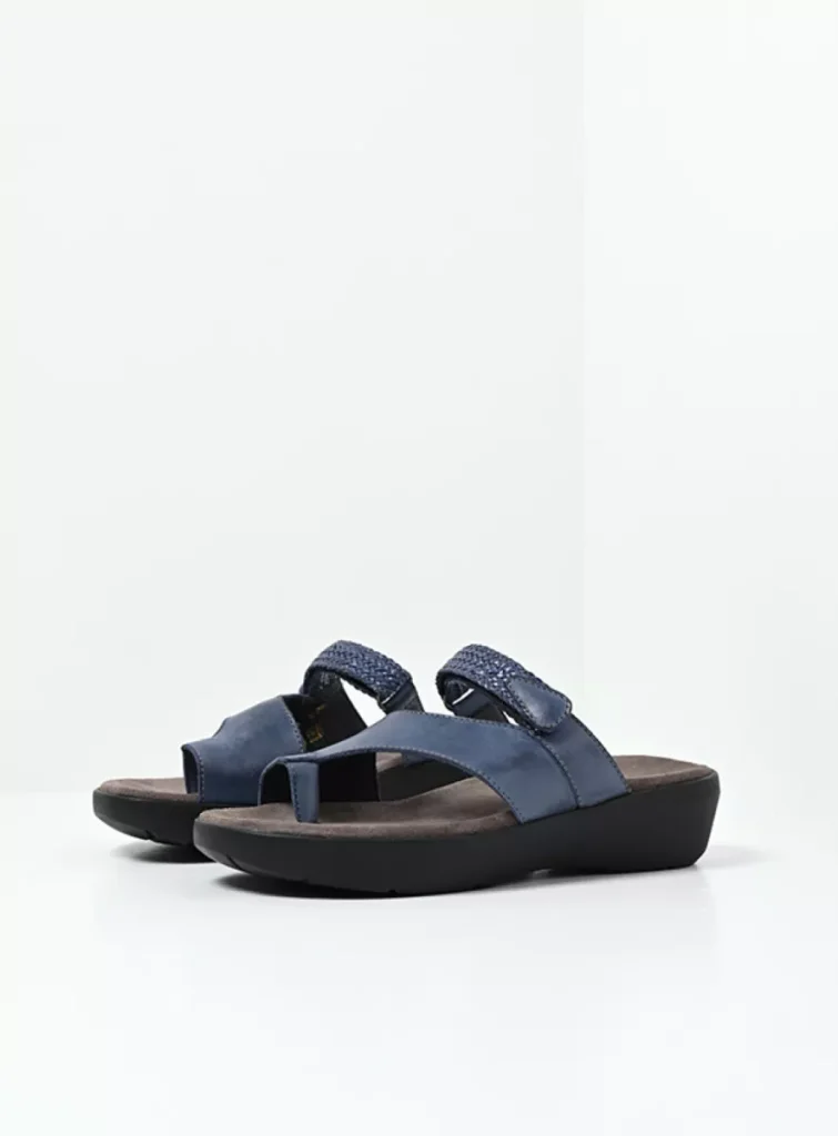 Wolky Slippers 00203 Collins 12840 jeans nubuck