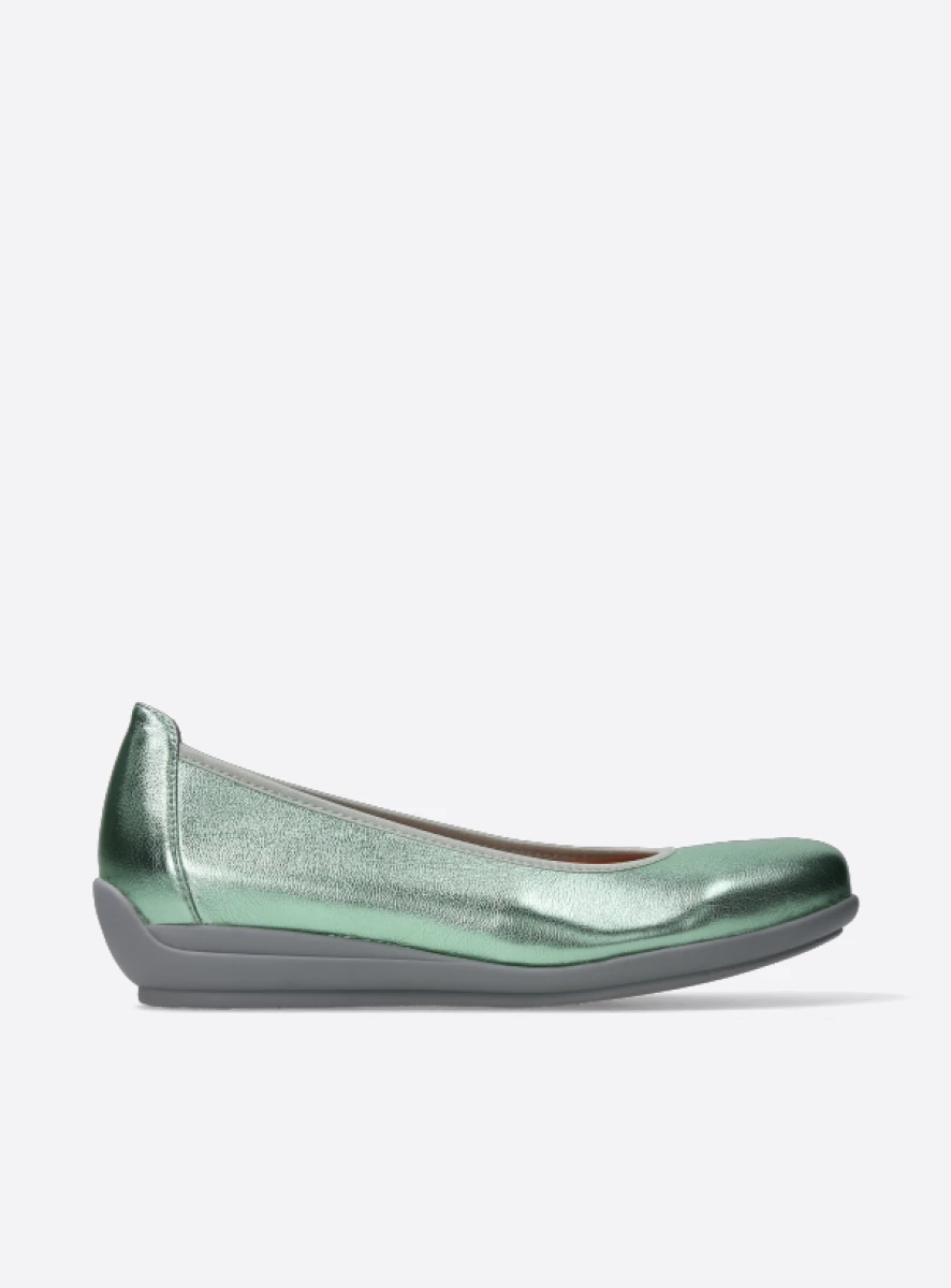 Wolky Ballerina's 00386 Duncan F2F 80707 groen biocare