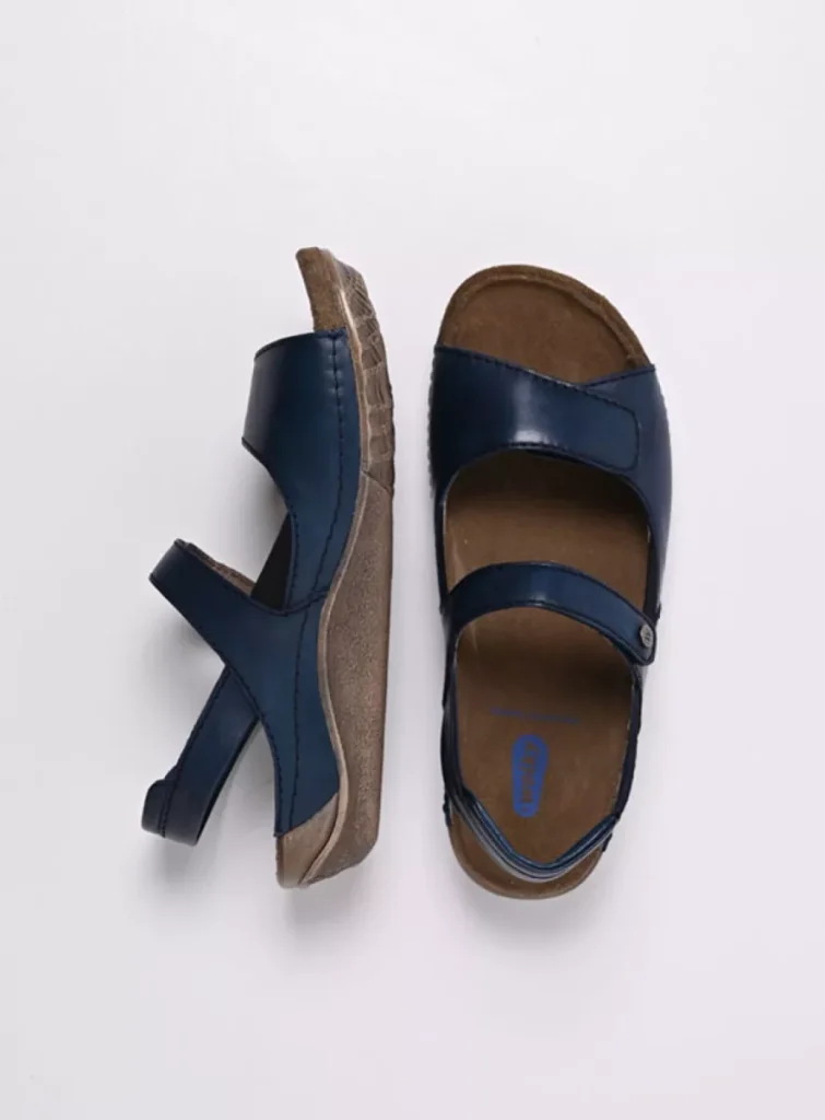 Wolky Sandalen 00537 Alberta 50820 denim leer