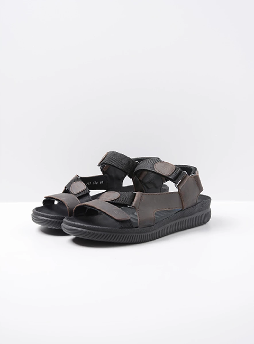 Wolky Sandalen 00711 Energy Men 50300 bruin gevet leer