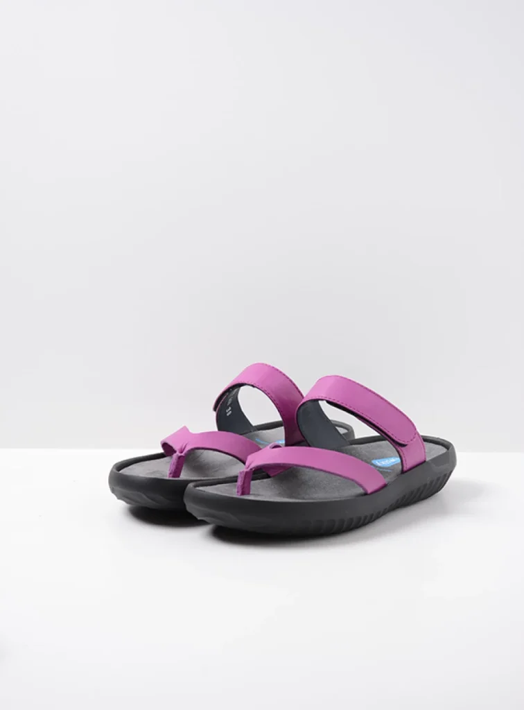 Wolky Slippers 00880 Tahiti 31660 fuchsia leer