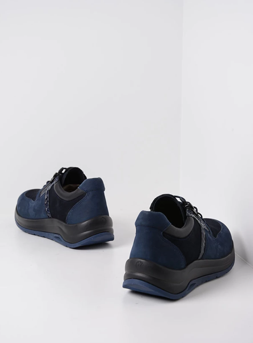 Wolky Sneakers 00979 Comrie 91801 blauw combi leer