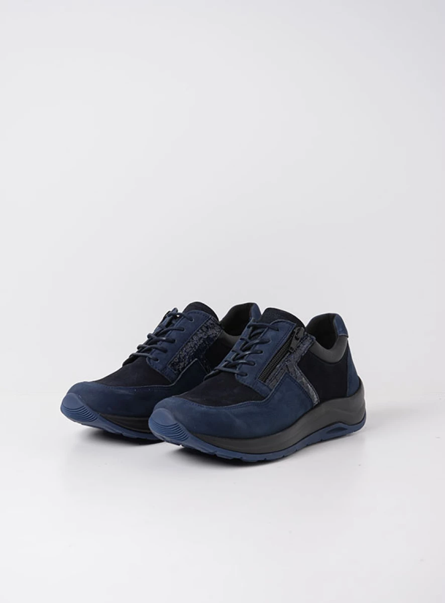 Wolky Sneakers 00979 Comrie 91801 blauw combi leer