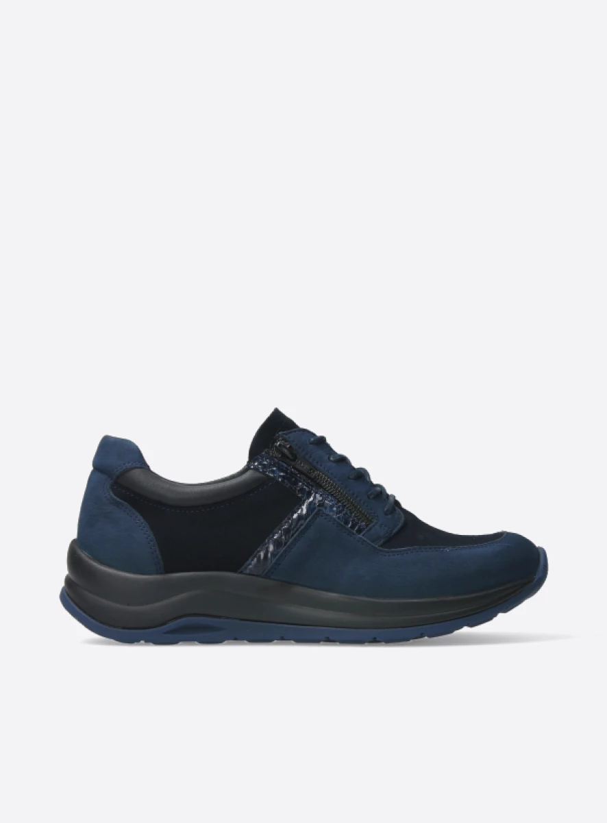 Wolky Sneakers 00979 Comrie 91801 blauw combi leer