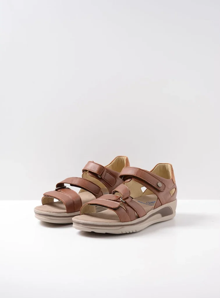 Wolky Sandalen 01055 Desh 30430 cognac leer