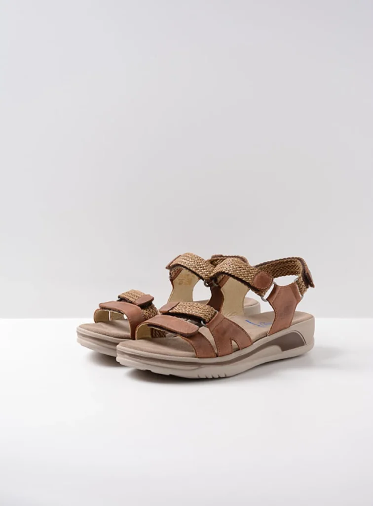 Wolky Sandalen 01056 Acula 31430 cognac leer