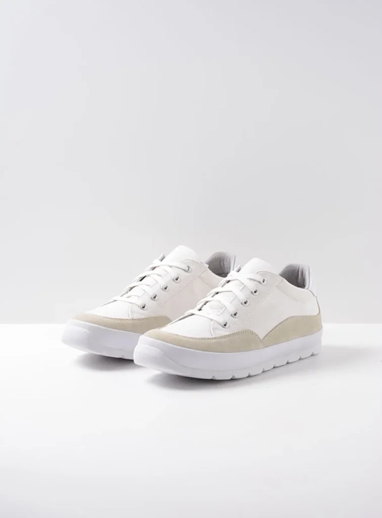 Wolky Sneakers 01425 Babati 94116 ijswit canvas/suede