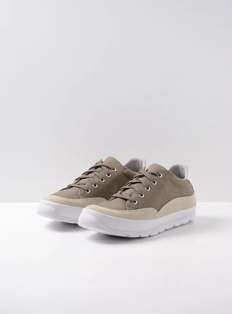 Wolky Sneakers 01425 Babati 94375 kaki canvas/suede