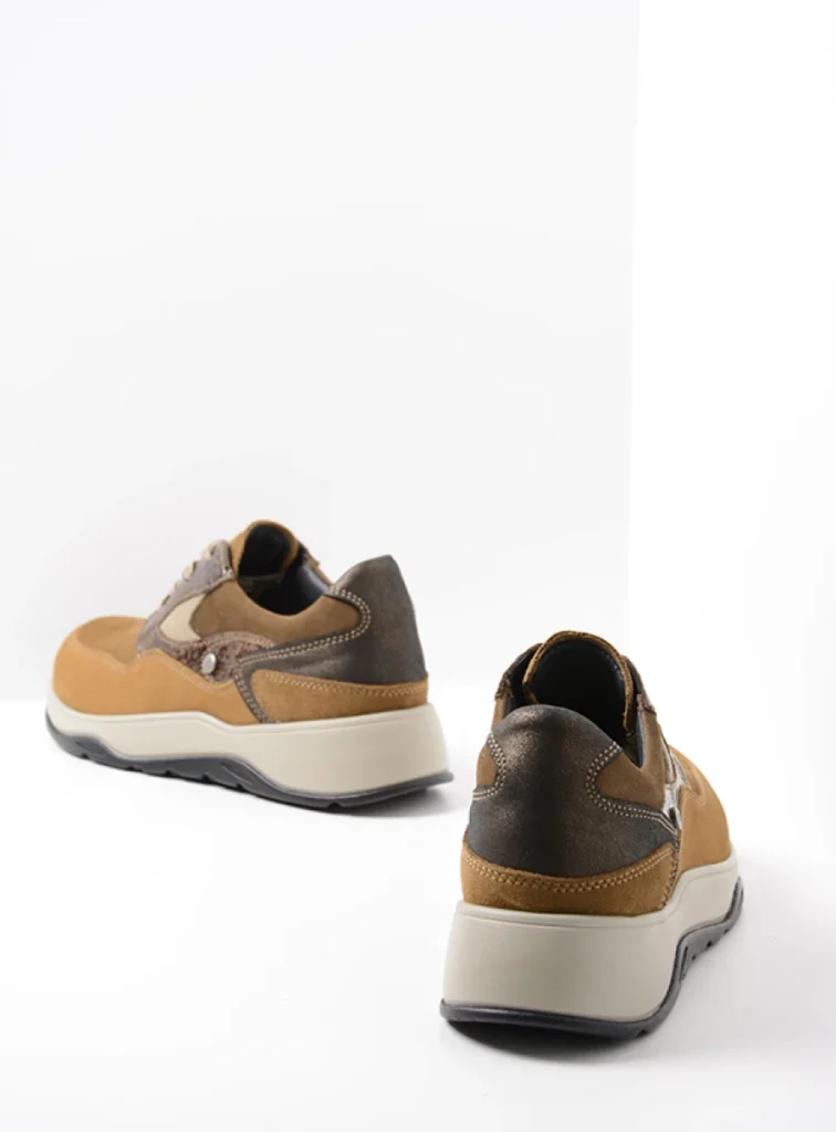 Wolky Sneakers 01580 Sappho 90431 cognac combi leer