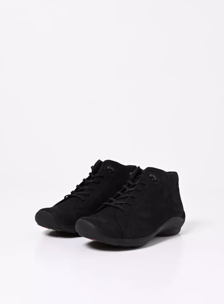 Wolky Veterschoenen 01674 Louise 10000 zwart nubuck