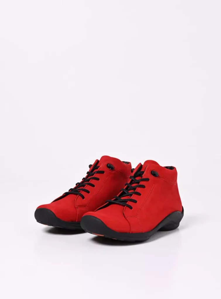 Wolky Veterschoenen 01674 Louise 10505 donkerrood nubuck