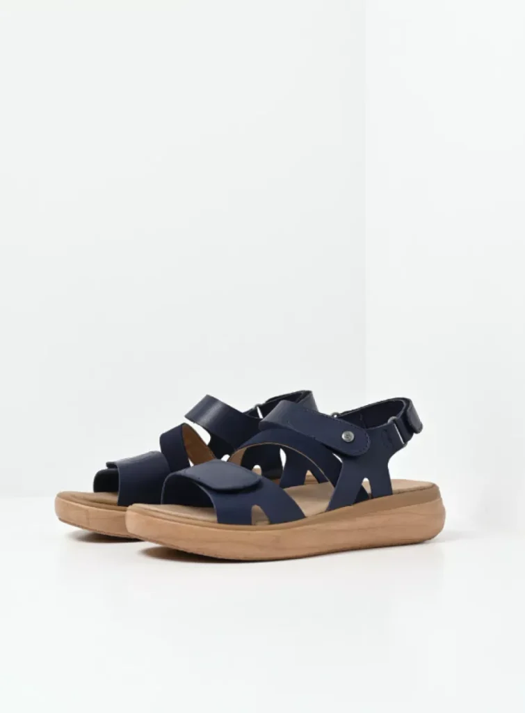 Wolky Sandalen 01930 Amara 02800 blauw biocare