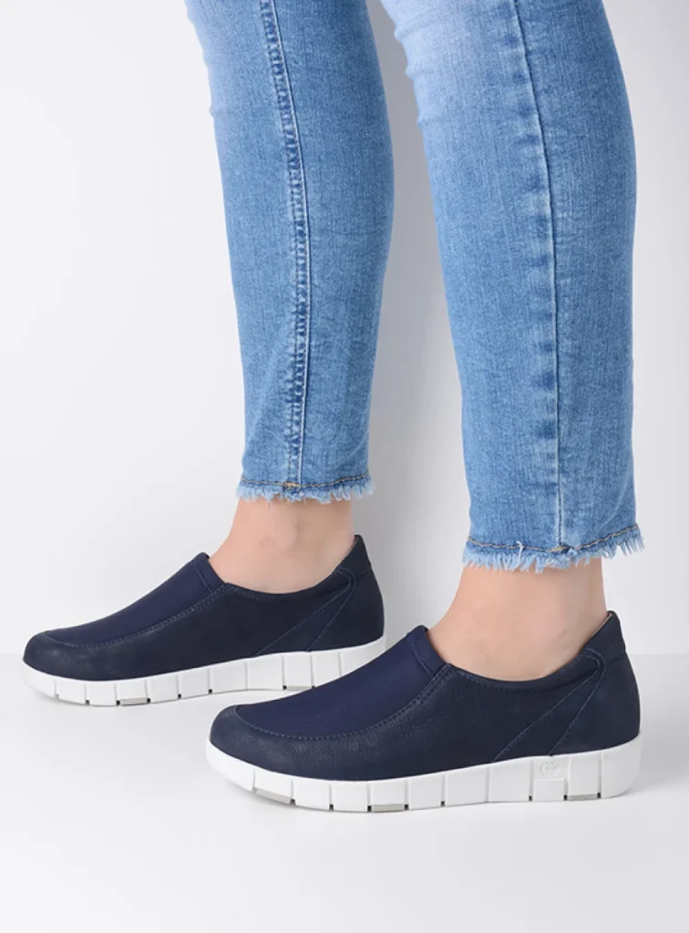 Wolky Ballerina's 02453 Salton 13870 blauw zomer nubuck