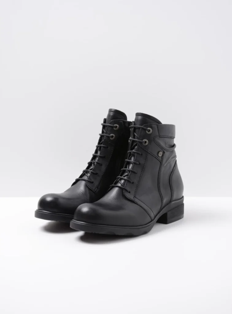 Wolky Biker boots 02625 Center 20000 zwart leer