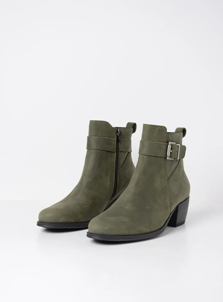 Wolky Laarzen 02884 Zavalla HV 12730 forestgroen nubuck