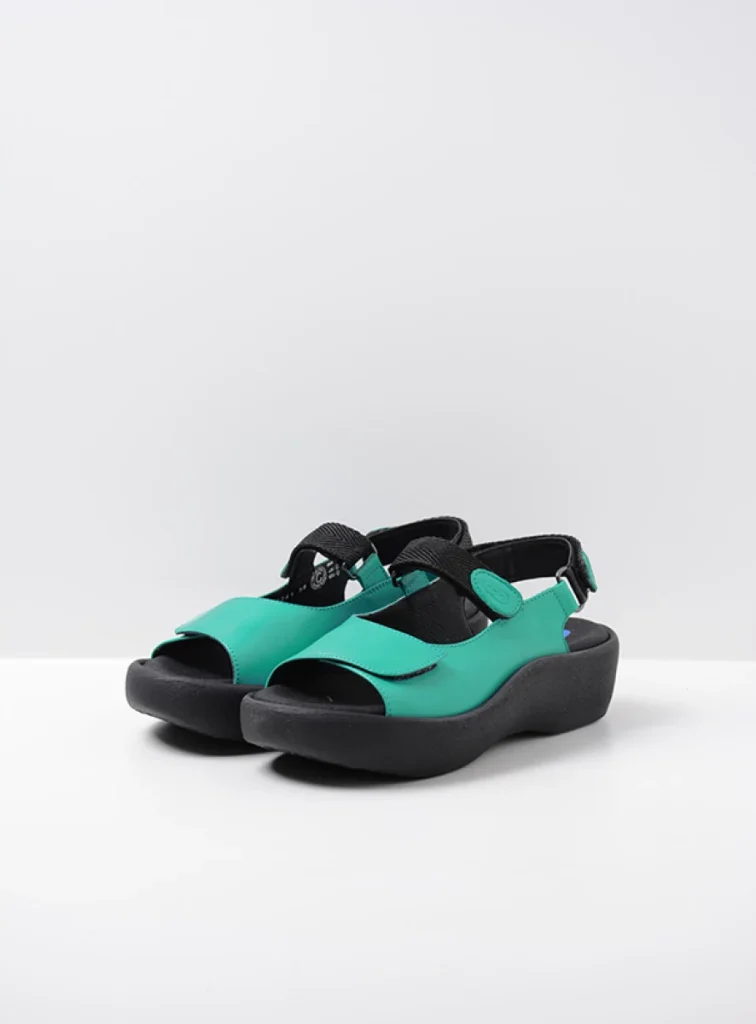 Wolky Sandalen 03204 Jewel 34760 turquoise leer