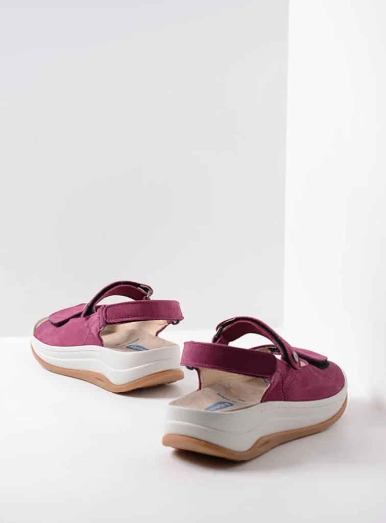 Wolky Sandalen 03350 Adura 10660 fuchsia nubuck