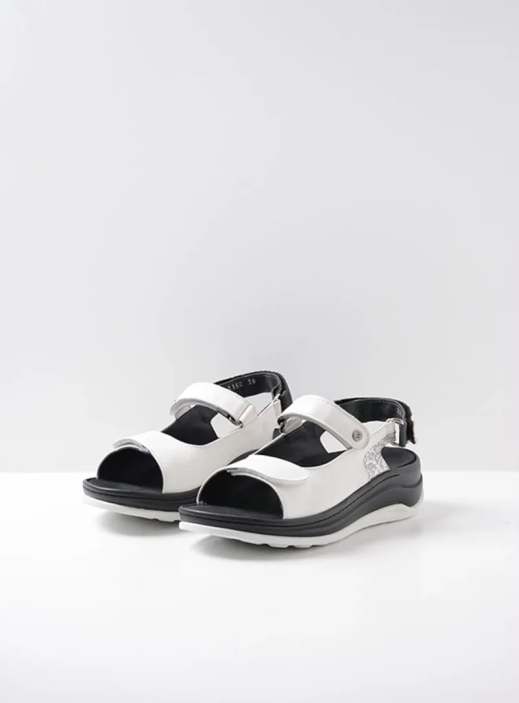 Wolky Sandalen 03350 Adura 20100 wit leer