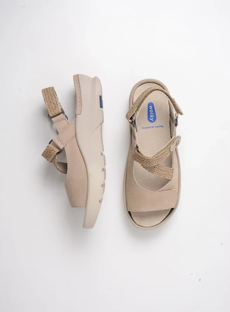 Wolky Sandalen 03925 Lisse 11125 safari nubuck