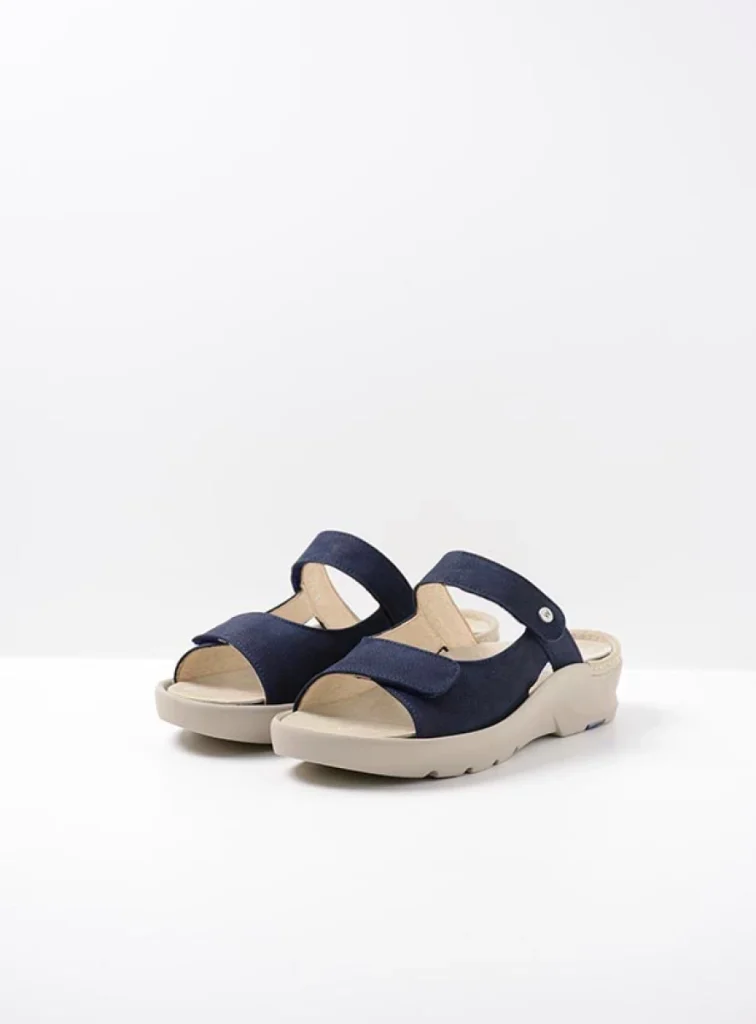 Wolky Slippers 03926 Zaandam 11820 denim nubuck