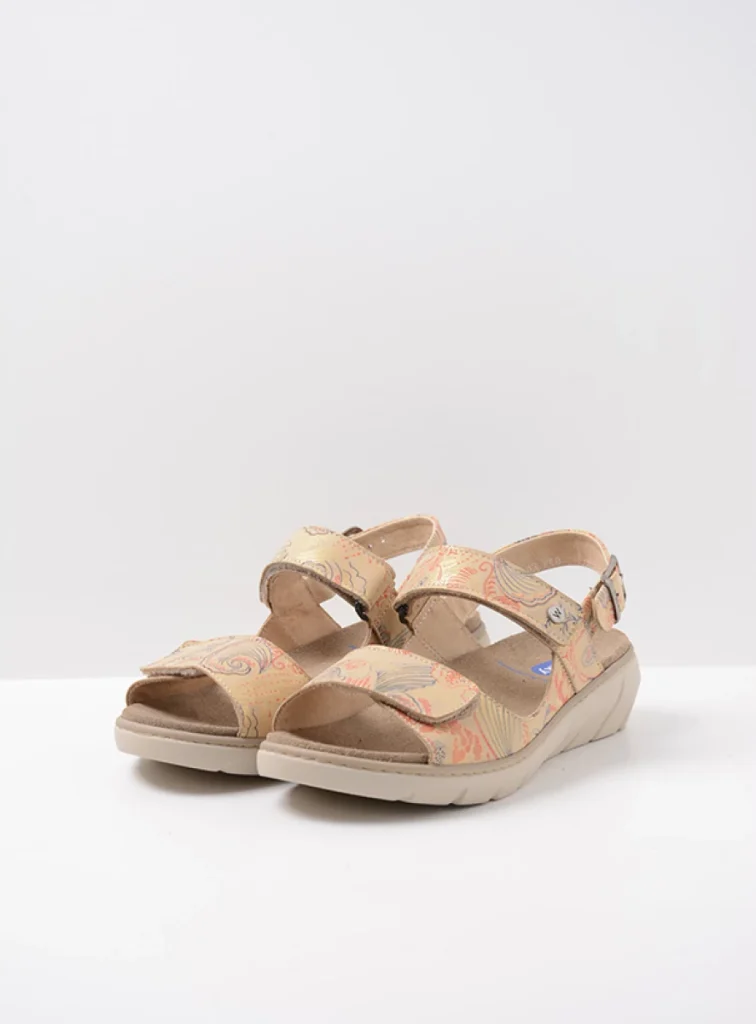 Wolky Sandalen 04104 Santorini 68390 beige suede