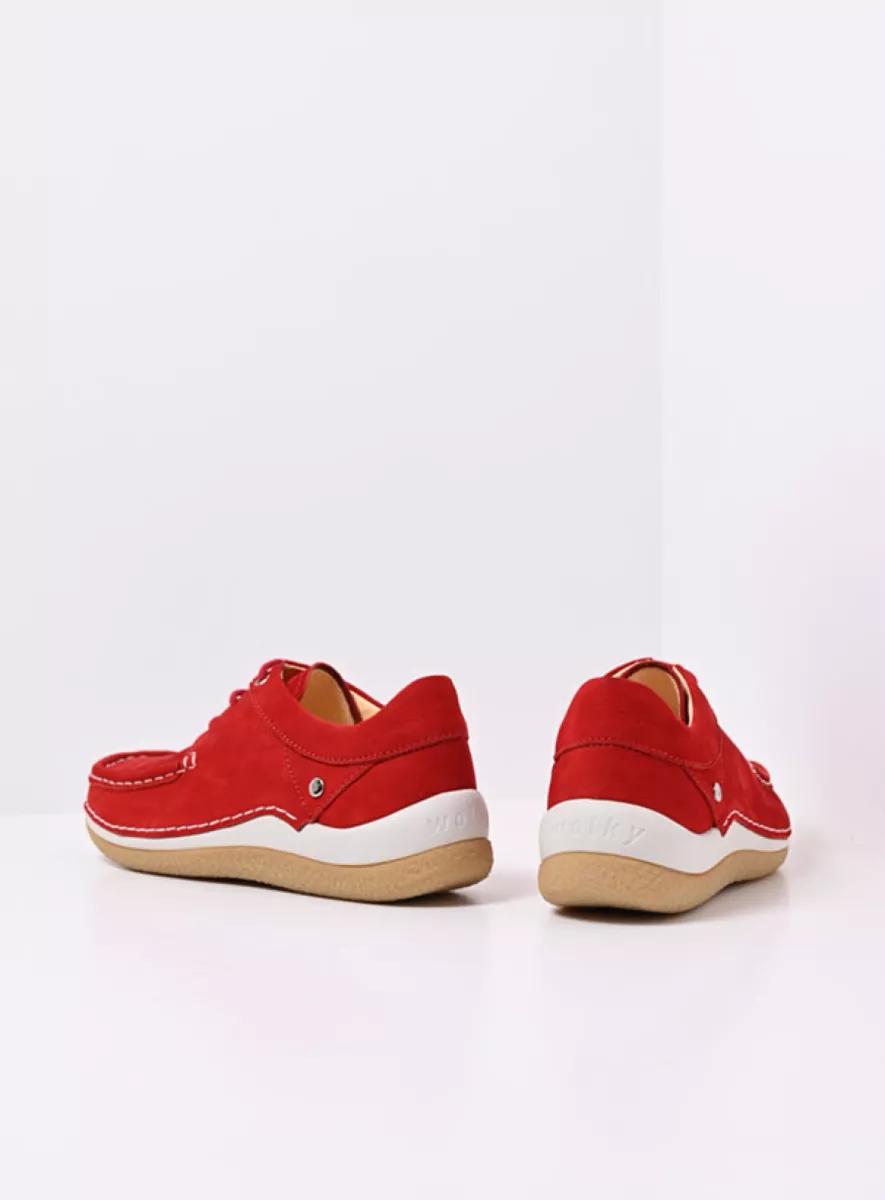 Wolky Sneakers 04525 Celebration 10570 rood nubuck