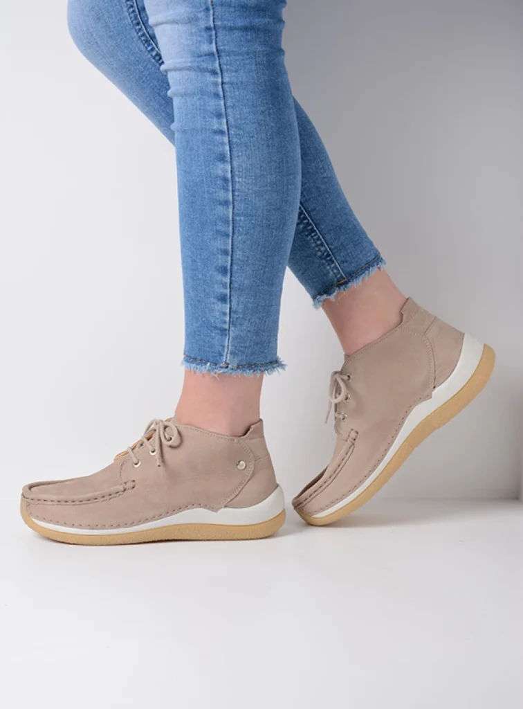 Wolky Lage veterschoenen 04526 Rosella 10125 safari nubuck