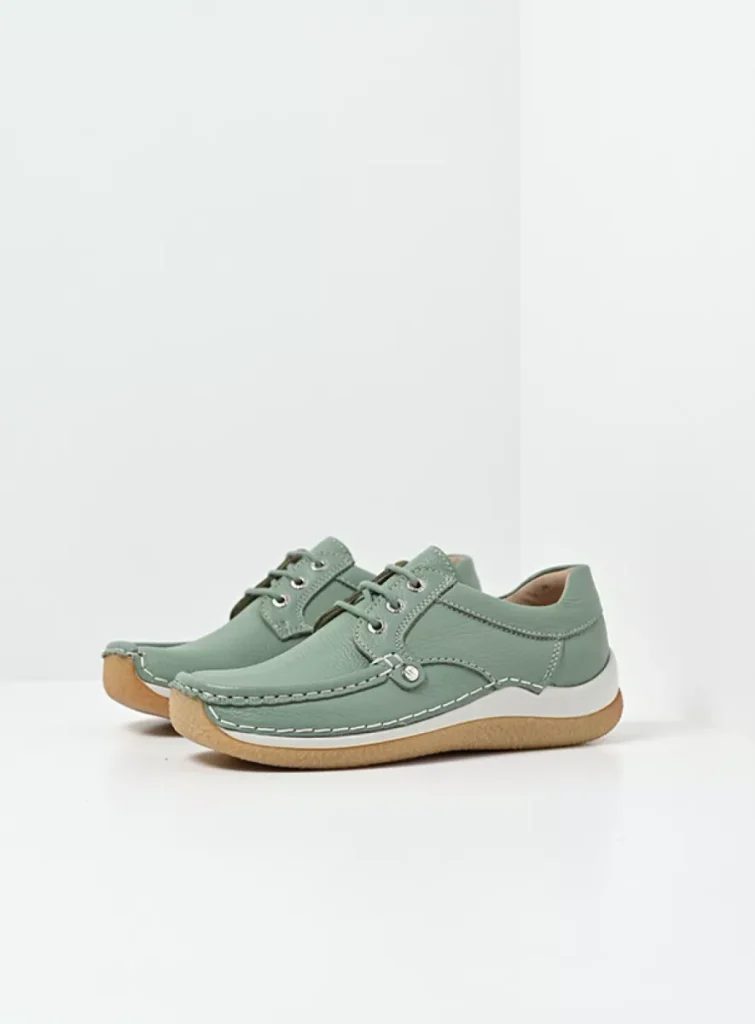 Wolky Sneakers 04527 Taranta 71701 saliegroen leer