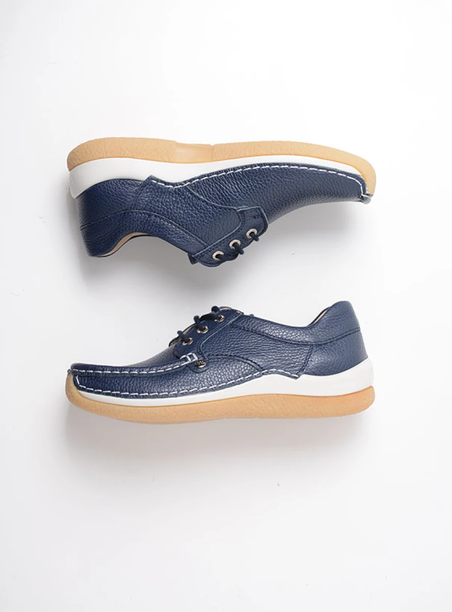 Wolky Sneakers 04527 Taranta 71870 blauw leer