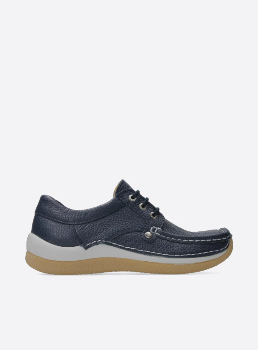 Wolky Veterschoenen 04527 Taranta 71870 blauw leer