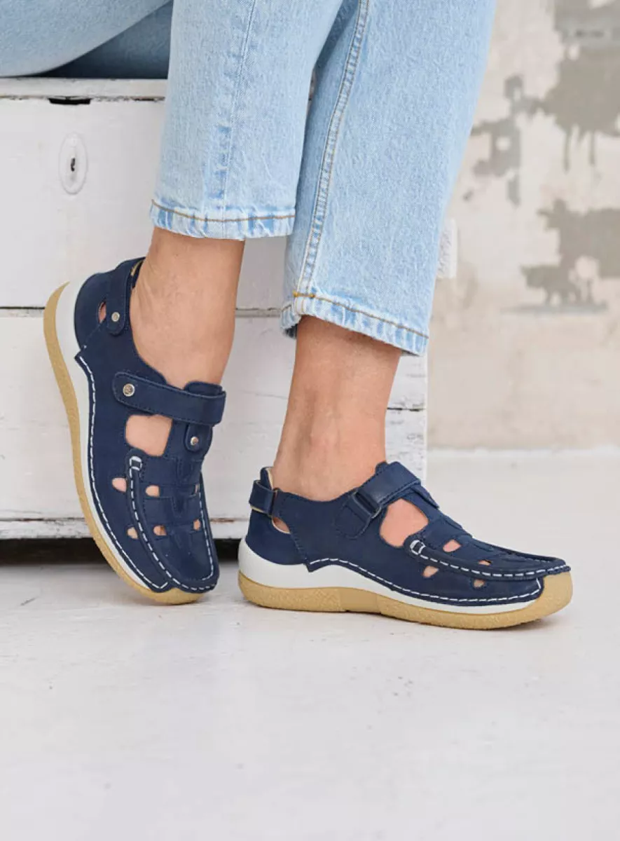 Wolky Comfortschoenen 04528 Esperanza 36820 denim effectleer