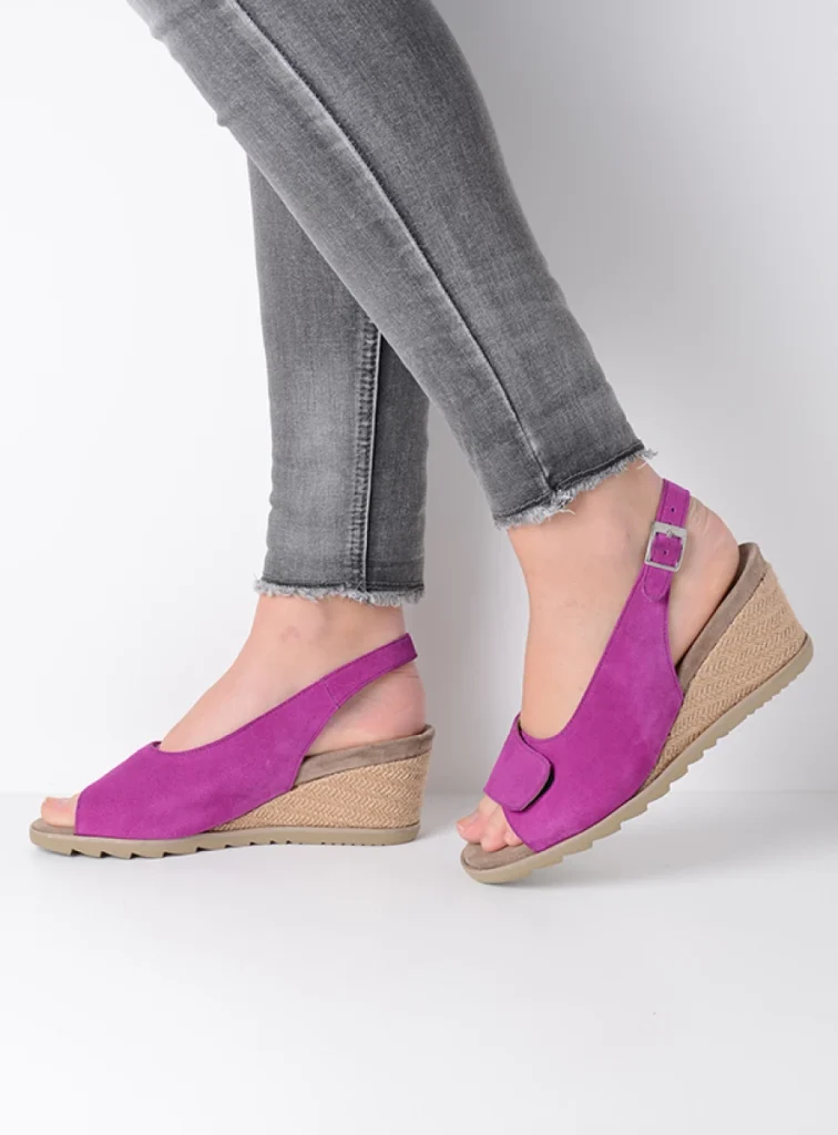 Wolky Sandalen 04680 Murcia 40660 fuchsia suede