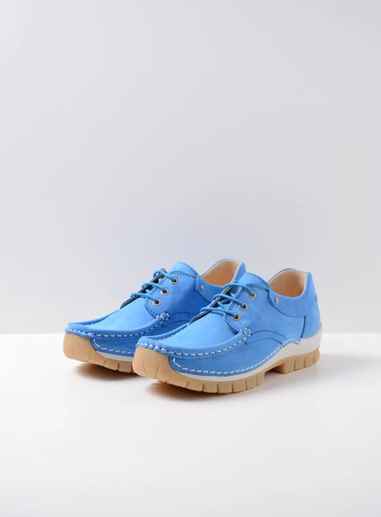 Wolky Veterschoenen 04701 Fly Summer 10815 hemelsblauw nubuck