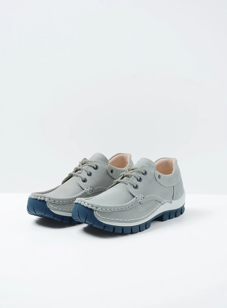 Wolky Veterschoenen 04701 Fly Summer 11206 lichtgrijs nubuck