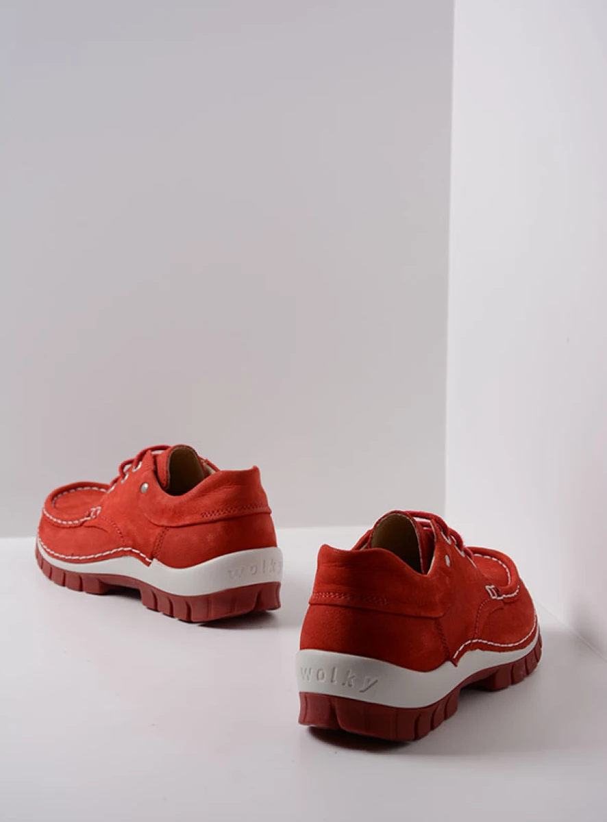 Wolky Veterschoenen 04701 Fly Summer 11570 rood nubuck