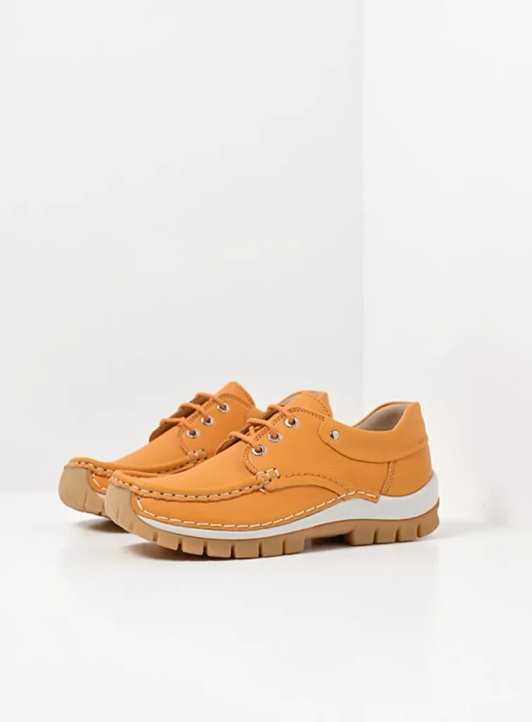 Wolky Veterschoenen 04701 Fly Summer 20557 lichtoranje leer