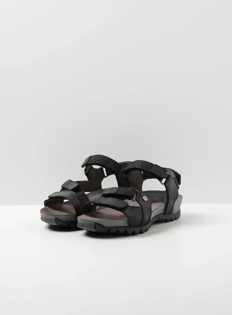 Wolky Sandalen 05450 Cradle 30000 zwart leer