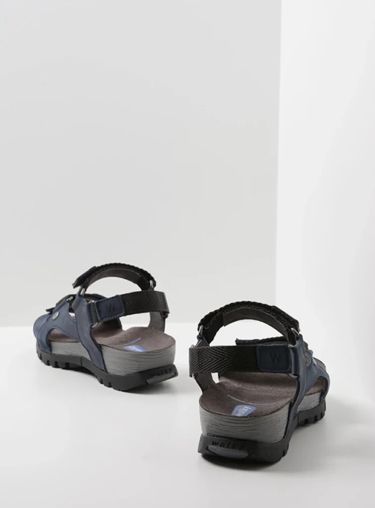 Wolky Sandalen 05450 Cradle 30800 blauw leer