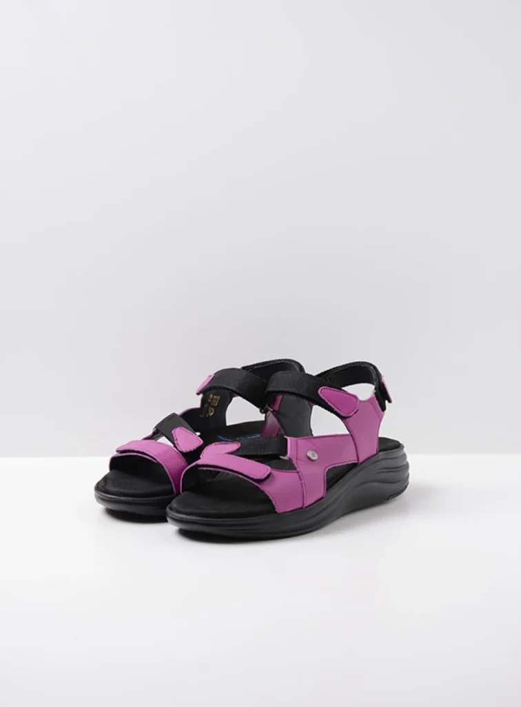 Wolky Sandalen 05650 Cirro 30660 fuchsia leer