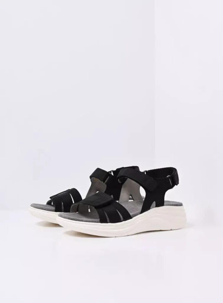 Wolky Sandalen 05652 Miku 10000 zwart nubuck