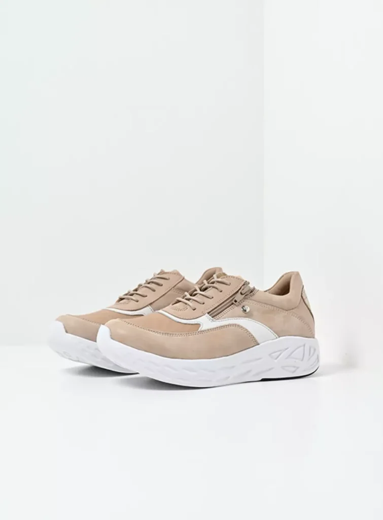 Wolky Sneakers 05703 Vitality S2F 90390 beige combi stretch leer