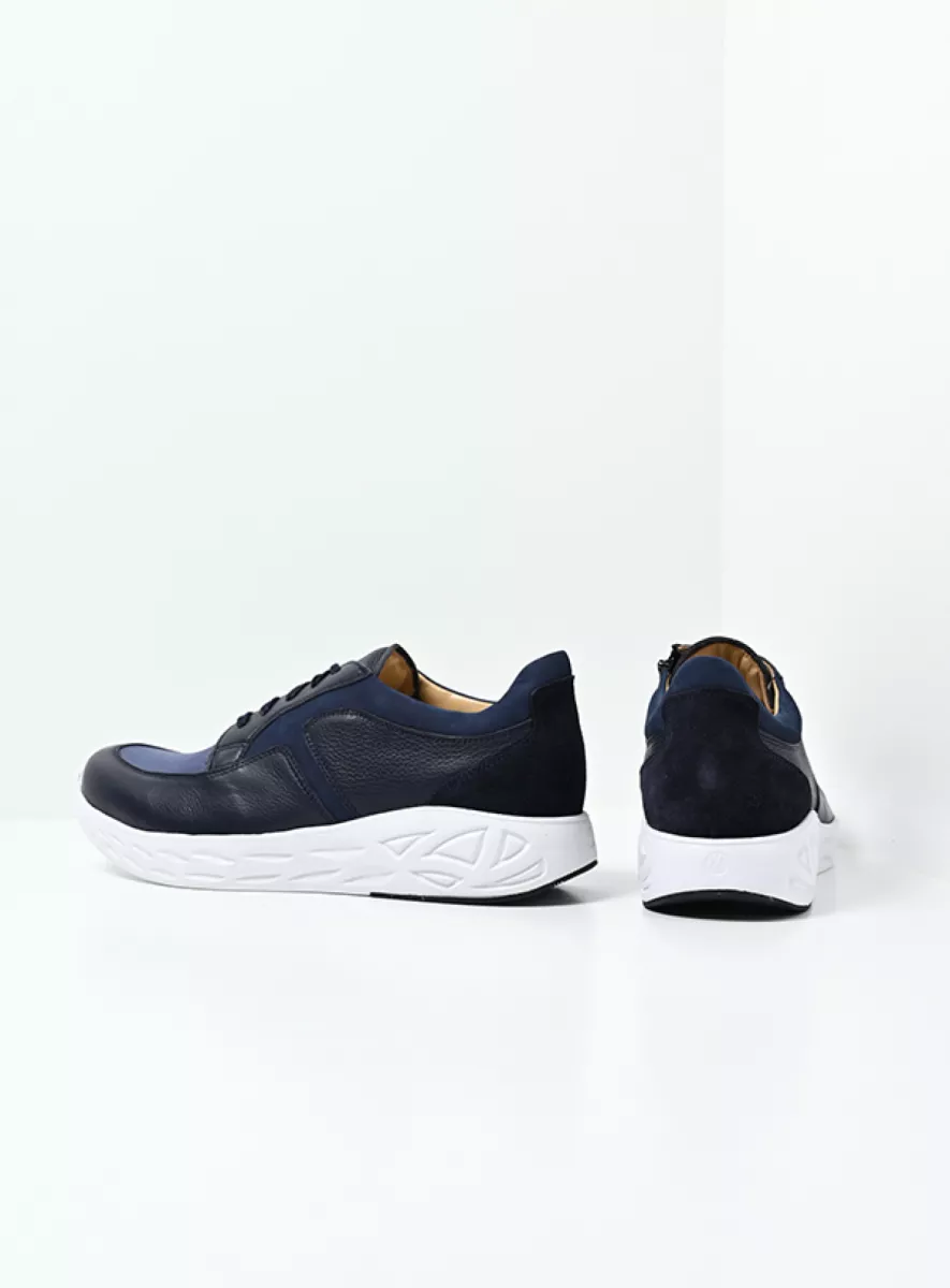 Wolky Sneakers 05725 Bounce Men S2F 90820 denim combi stretch leer