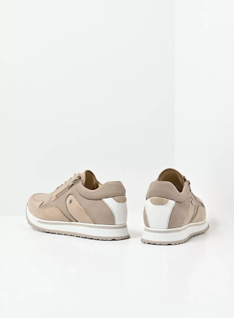 Wolky Sneakers 05812 e-Go S2F 90390 beige combi stretch leer