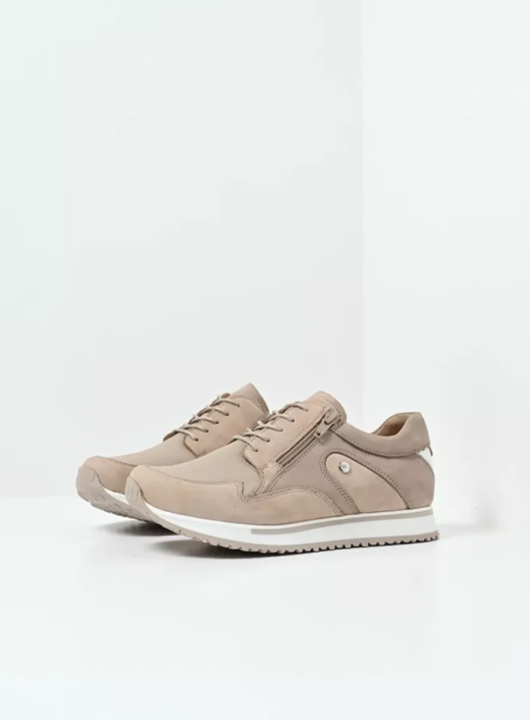 Wolky Sneakers 05812 e-Go S2F 90390 beige combi stretch leer