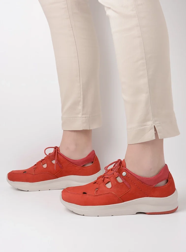 Wolky Veterschoenen 05894 Galena 11570 rood nubuck