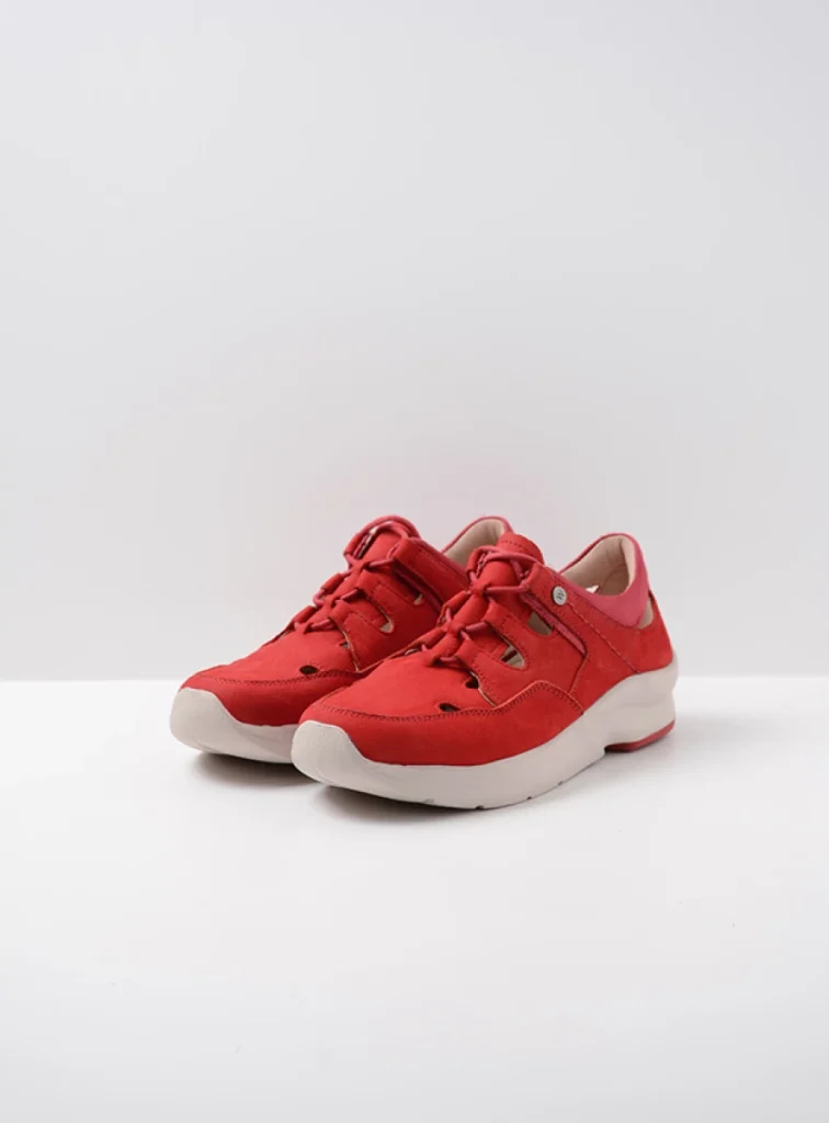 Wolky Veterschoenen 05894 Galena 11570 rood nubuck