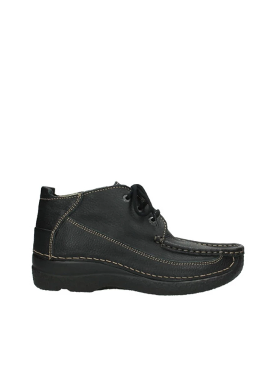 Wolky Comfortschoenen 06200 Roll Moc 70000 zwart leer