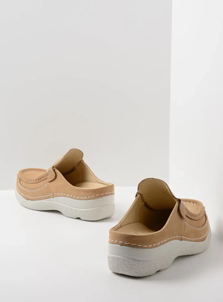 Wolky Slippers 06202 Roll Slide 11390 beige nubuck