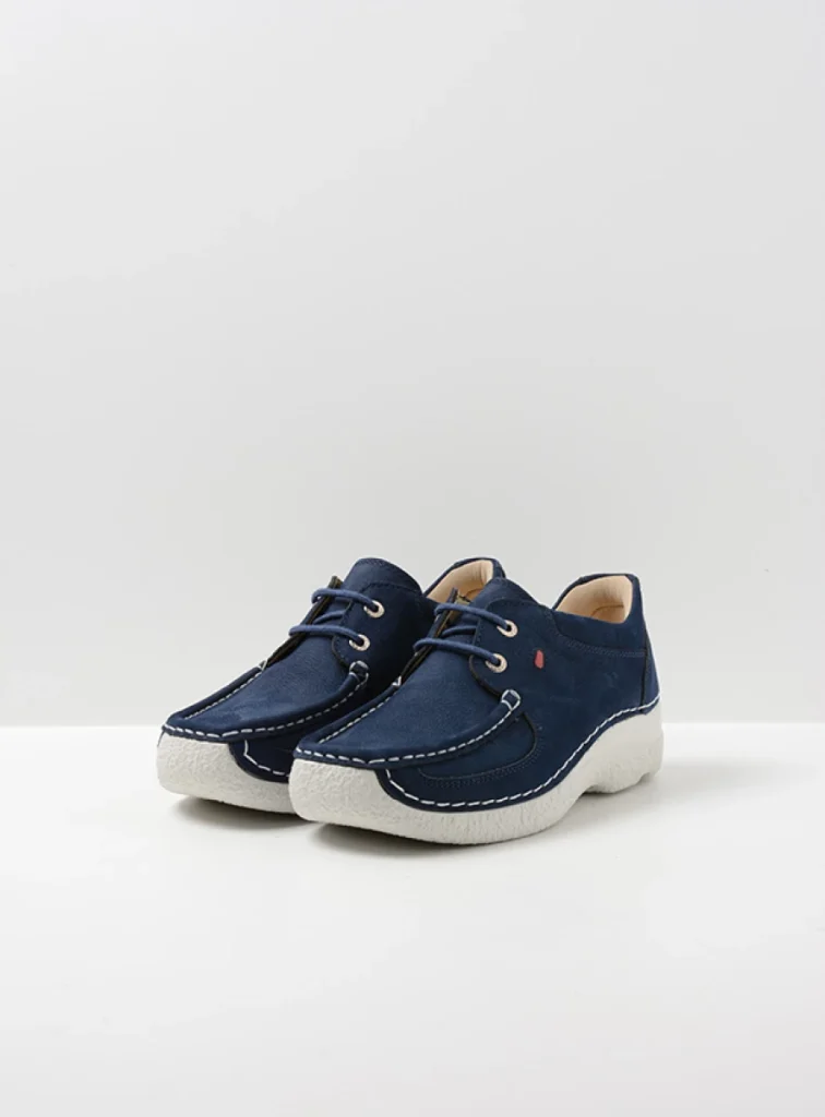 Wolky Veterschoenen 06216 Roll Shoe 11820 denim nubuck