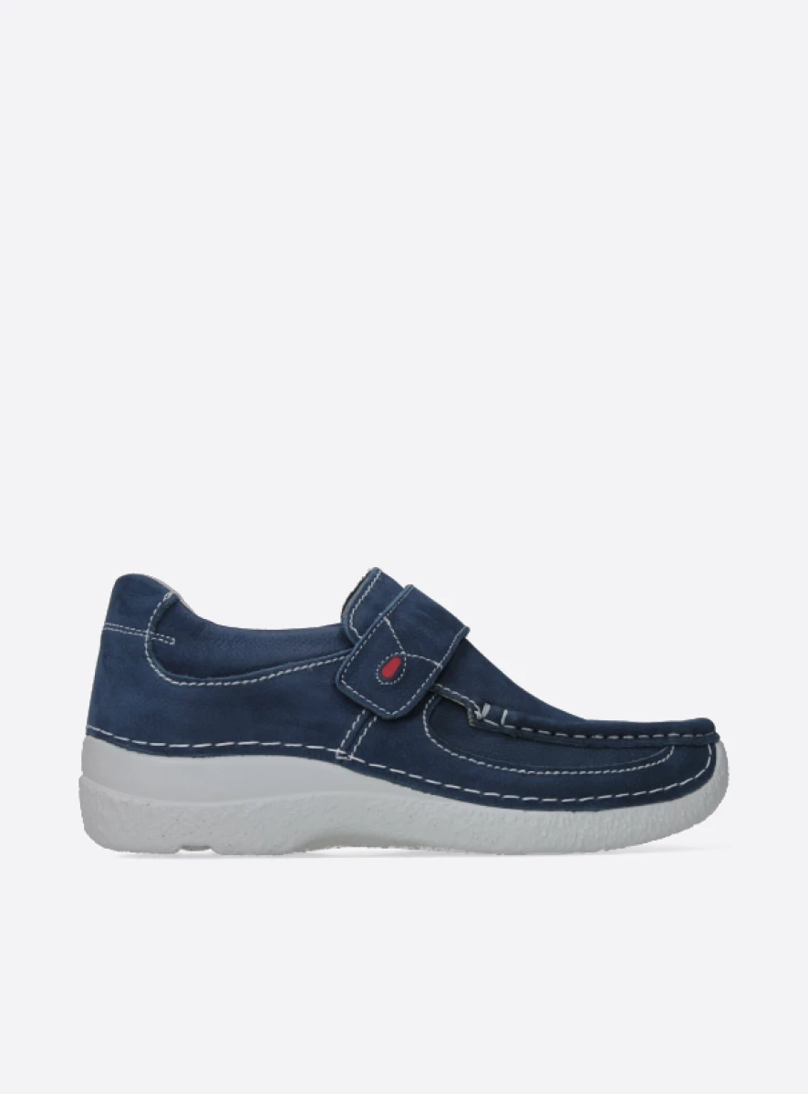 Wolky Bandschoenen 06221 Roll Strap 11820 denim nubuck